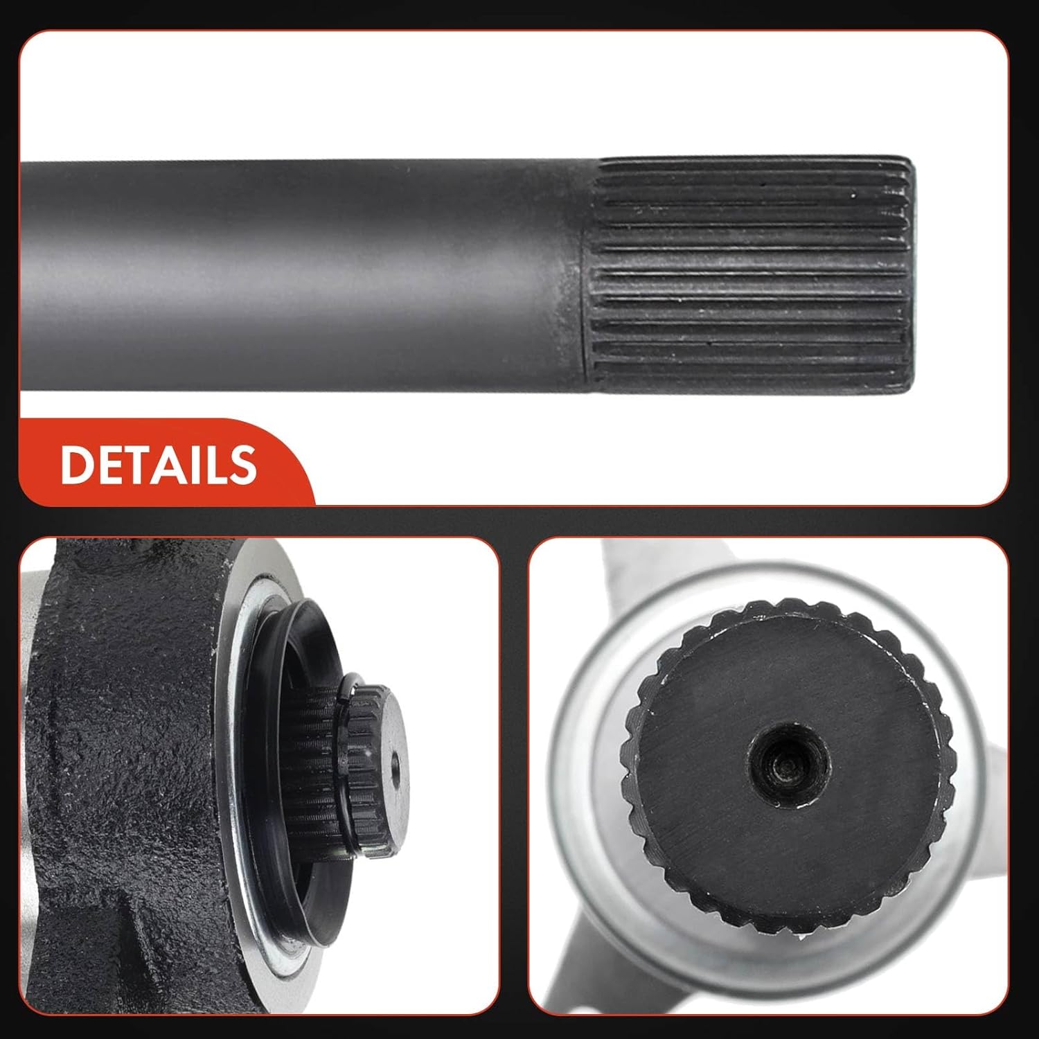 A-Premium CV Intermediate Shaft Compatible with Nissan Murano 2003 2004 2005 2006 2007 V6 3.5L, AWD Only, Front Right Passenger Side, Replace# 38230-CA000