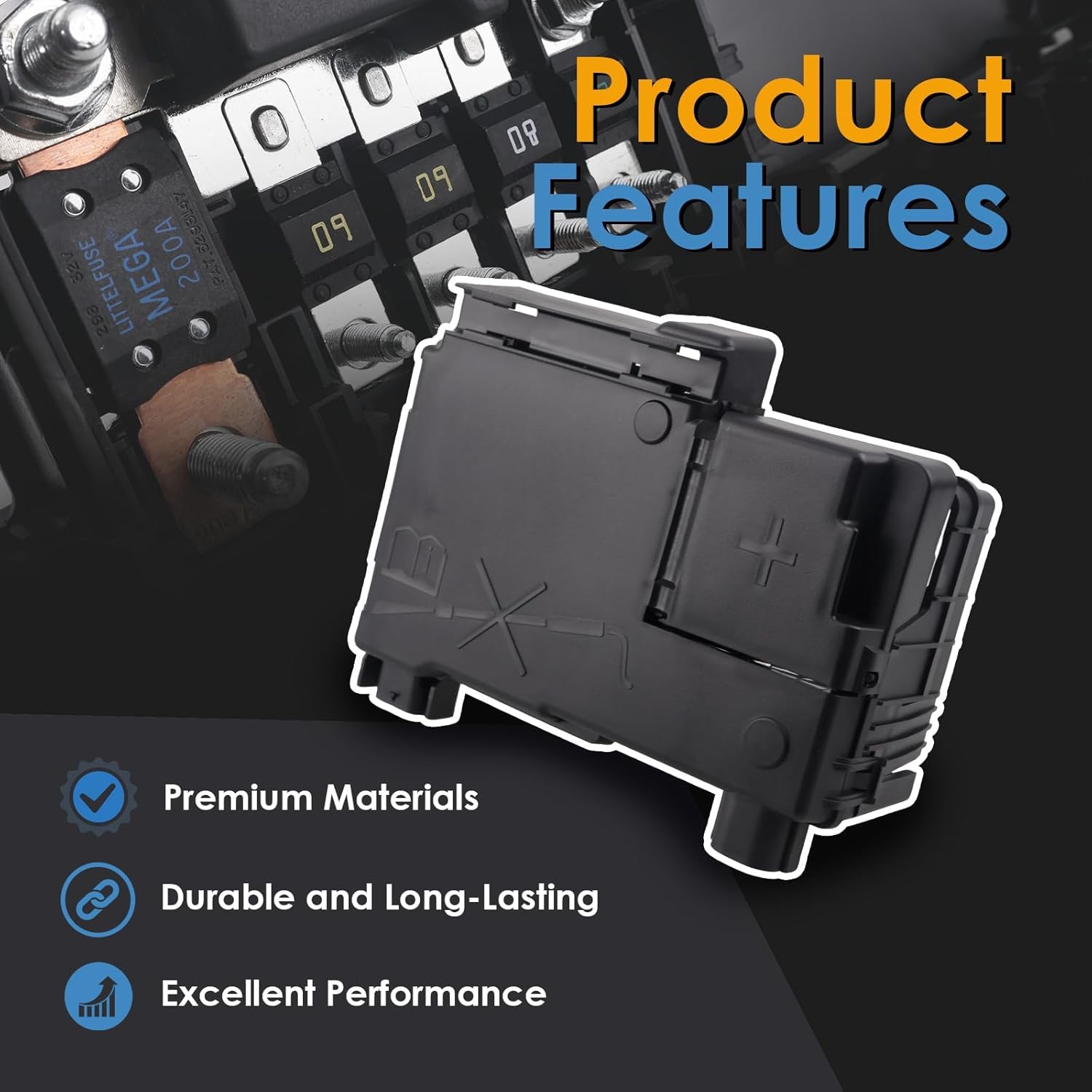 Battery Distribution Engine Compartment Fuse Block, Compatible with 2014-2016 Chevrolet Malibu, Replace OE# 23223079