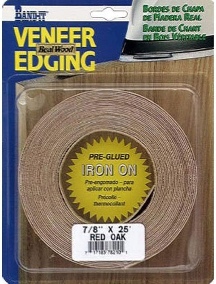 CLOVERDALE CO 78210 INC 7/8x25 Red Oak Edging, 7/8" x 25'
