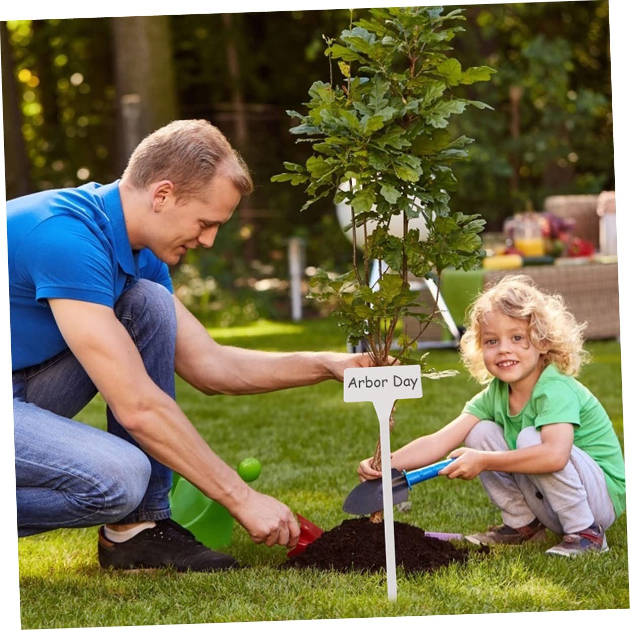 ibasenice 2 Sätze Gartenpflanzenschilder Kunststoff Wetterfeste Etiketten Für Pflanzen Und Obstbäume Für Gartenarbeit Blumenläden Und Parks Wiederverwendbar Robust Und Langlebig 25 Stück * 2
