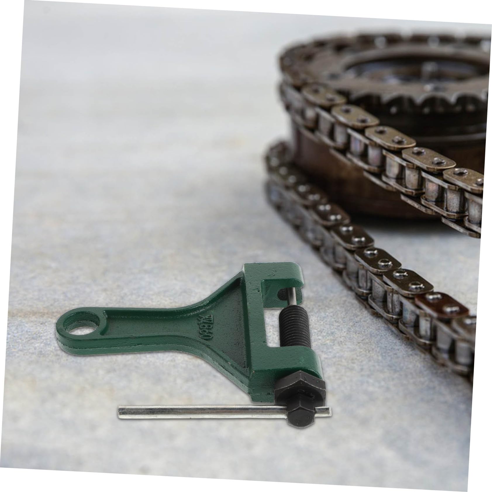 CHILDWEET Herramienta para Romper Cadenas Agrícolas, Cortador y Extractor de Pasadores, Metal Verde, para Desmontar Cadenas de Maquinaria Agrícola Alta Eficiencia