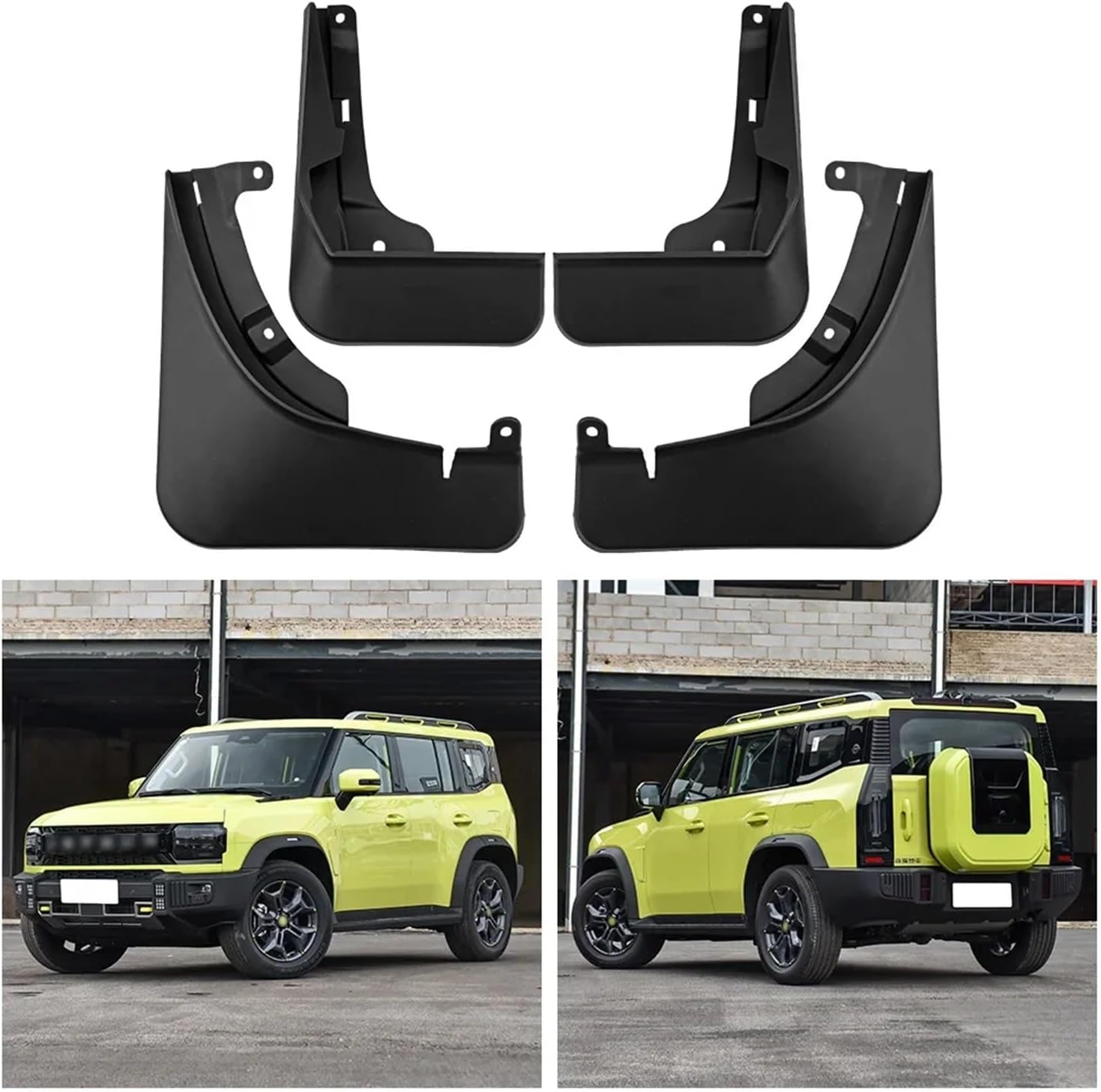 Mudflaps Fender Compatible with Chery Jetour T2 T1 2023 2024 Mud Flaps Splash Guards Front Rear Wheels Fender Car Accessories 4Pcs