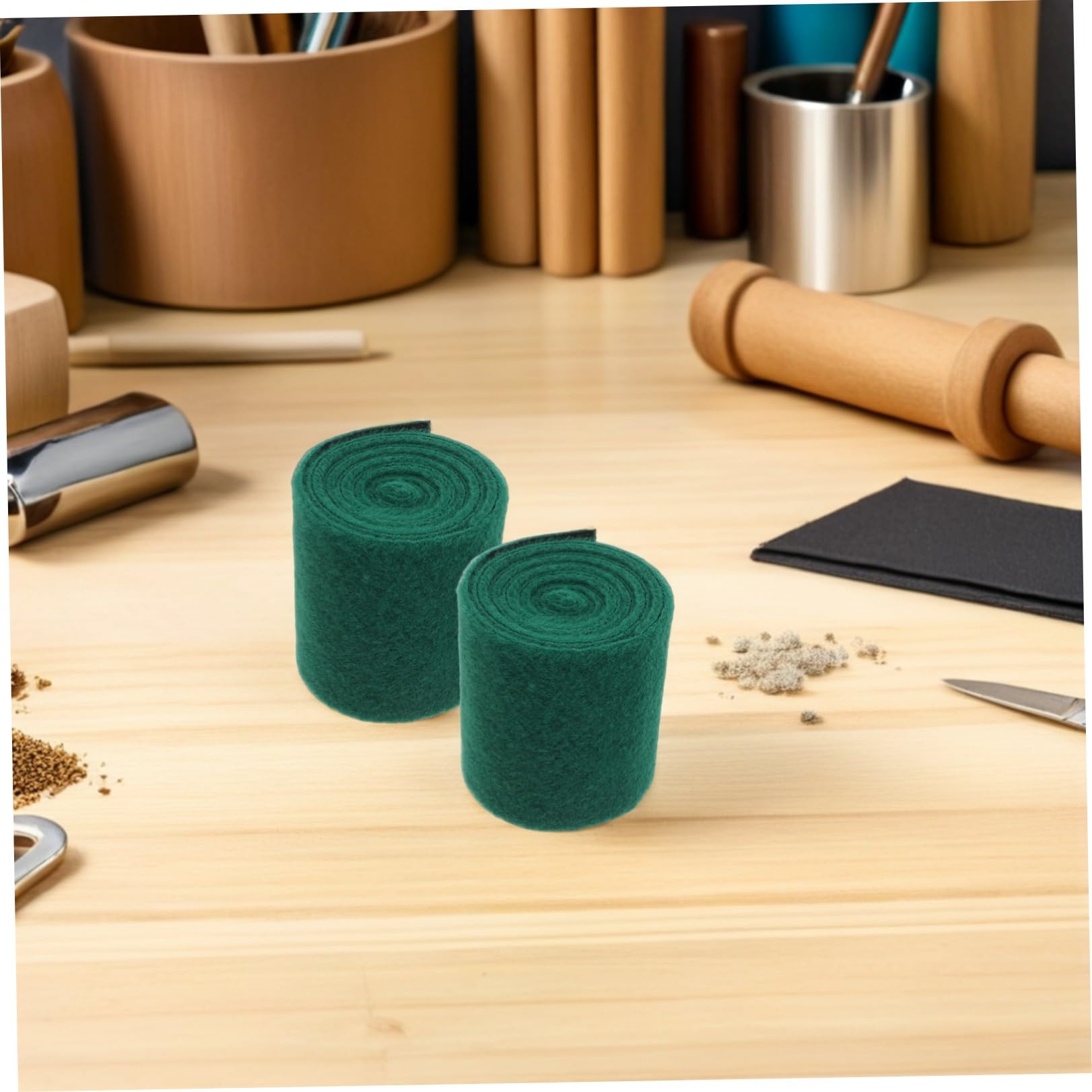 Protezione per Tronco Albero in Fibra Chimica Gancio e Chiusura a Strappo, 2 Pezzi Fasce Protettive Antiscivolo per Alberi da Giardino, Accessori per Slackline e Amache Outdoor