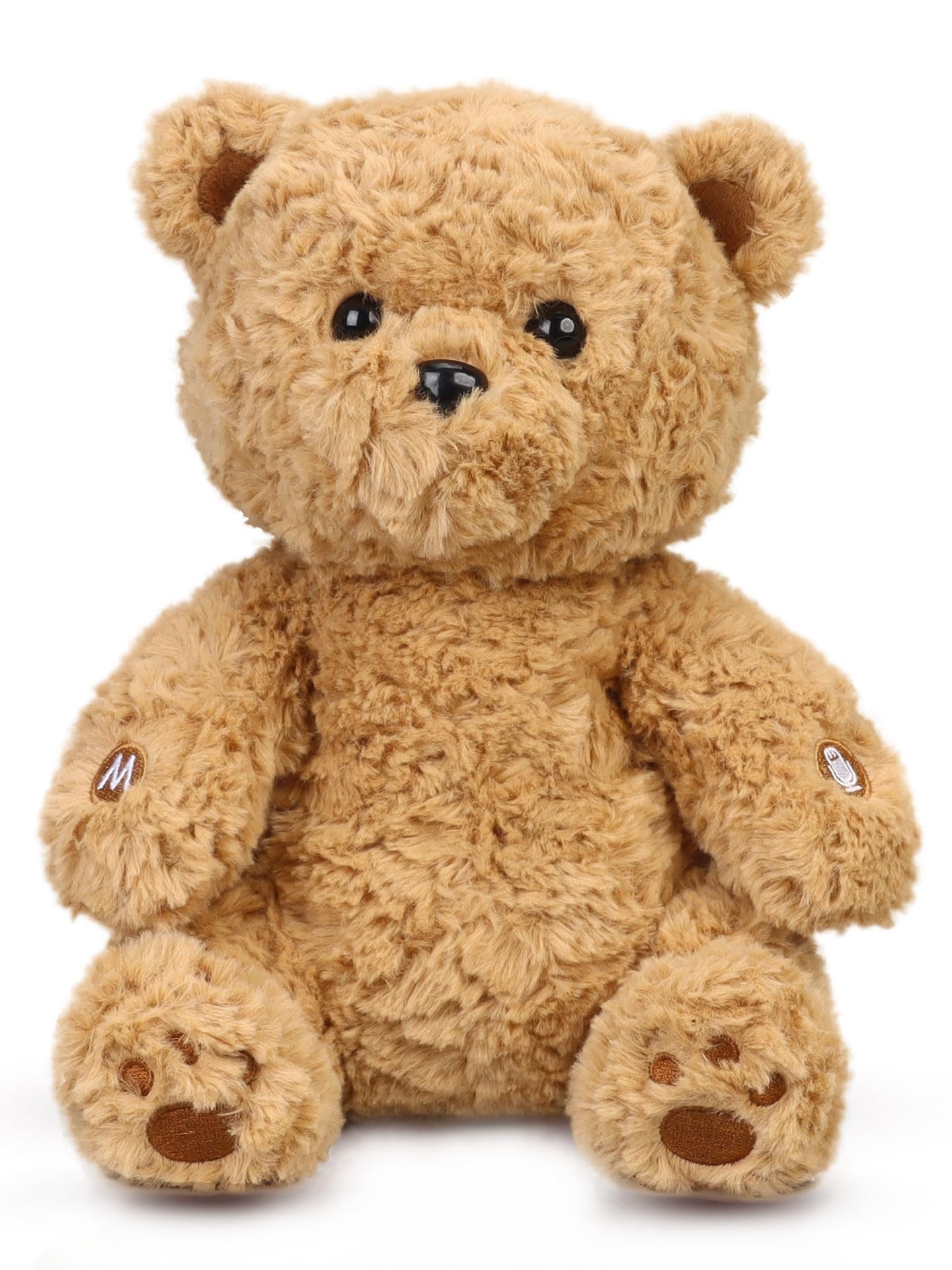 MEEMO Bear AI Talking Stuffed Bear for Kids 3+, Powered by ChatGPT Gemini Claude, Screen-Free Fast Response Smart Companion, Multi-Language Long Memory Educational Toy