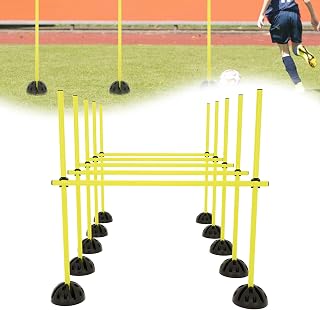 Agility Grid Set Sprungstangen Set Trainingsstangen Agility Hürden für Kondition im Test