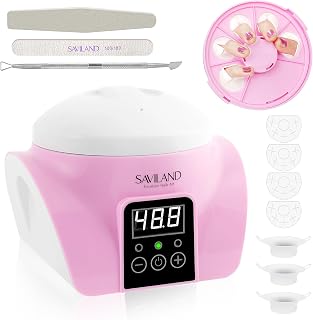 SAVILAND Nail Polish Remover Machine: Nail Soaking Bowl Fast Steam Gel Nail Polish Remover Machine Portable Nail Steamer Steam Off Gel Polish Remover Remover Home Salon