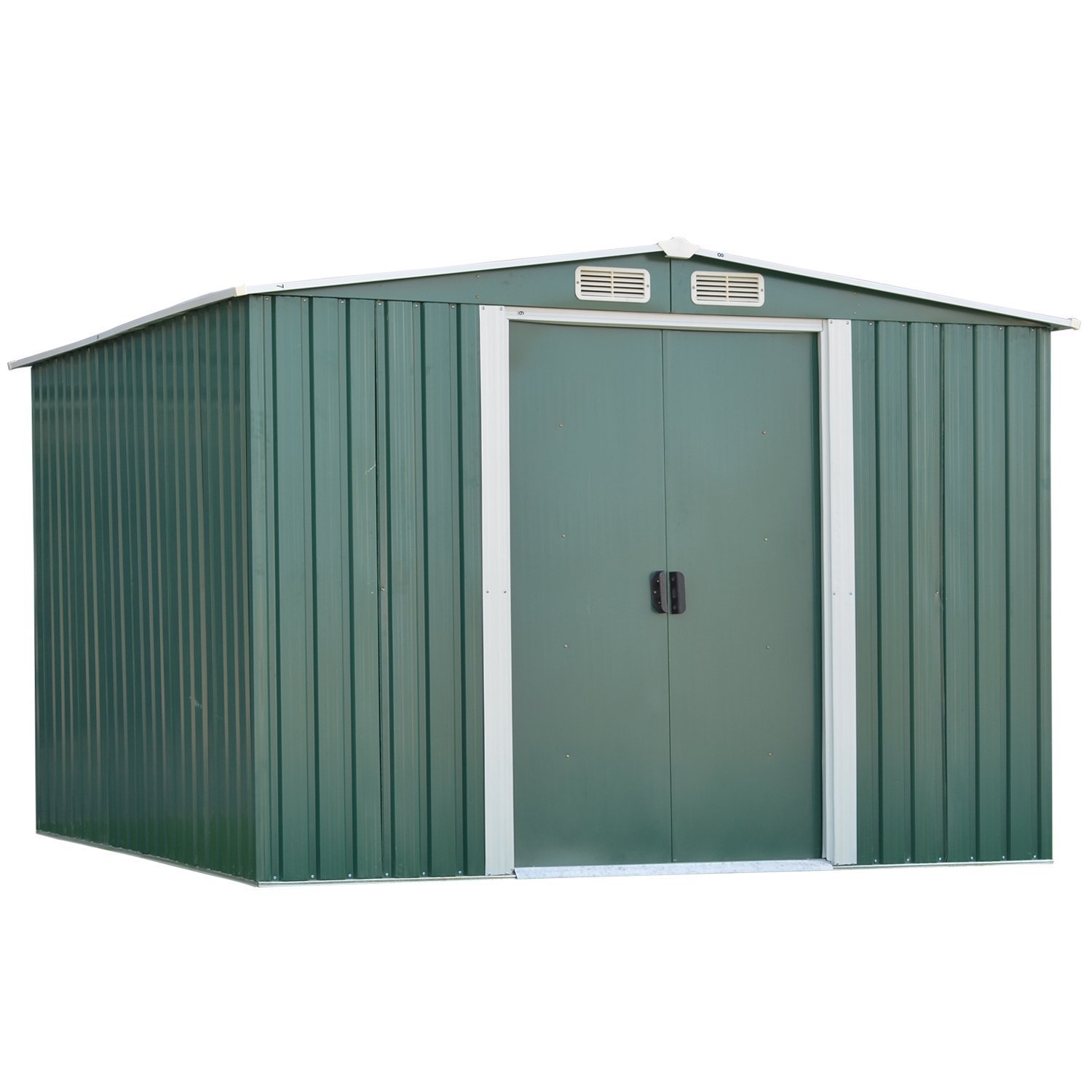 Buy Ainfox10'X8' Storage Shed with Foundation Kit, Outdoor Steel
