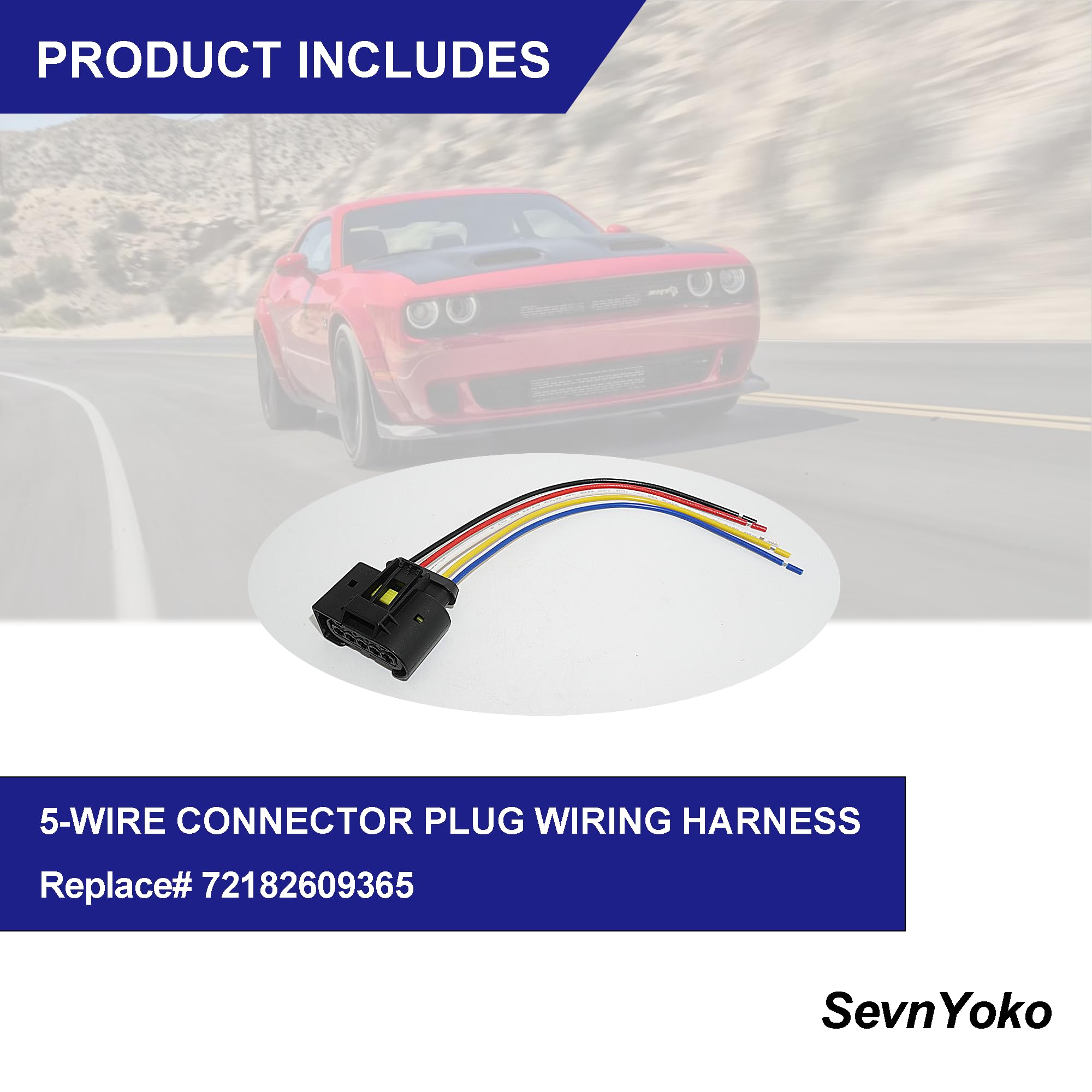 Amazon.com: Fuel Pump Connector Plug Wiring Harness 5 Wire
