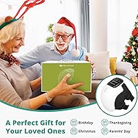 Vista 2 de Medcursor Knee Massager, Cordless Heated Knee Massager with 3 Heating Levels, 3 Vibration Modes, LED Screen & Adjustable Straps, Massage with Heat