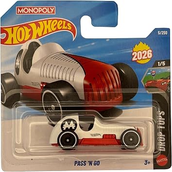 Hot Wheels Tekli Arabalar MONOPLY PASSN GO - JJK98 KISA KART