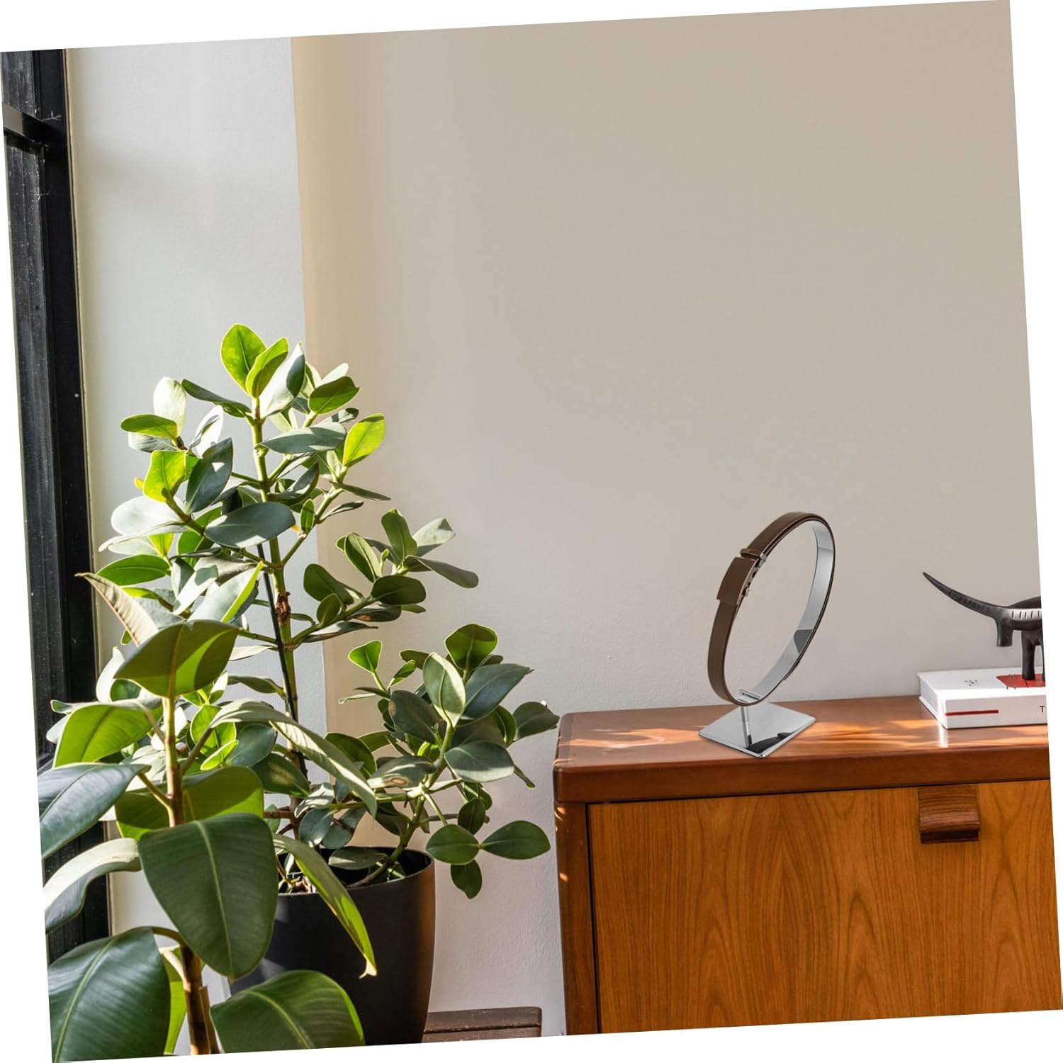 Luxshiny Belt Display Rack Stable Waist Belt Organizer for Supermarkets Shops Exhibitions Metal Holder for Mens Belts Space Saving Stylish Design