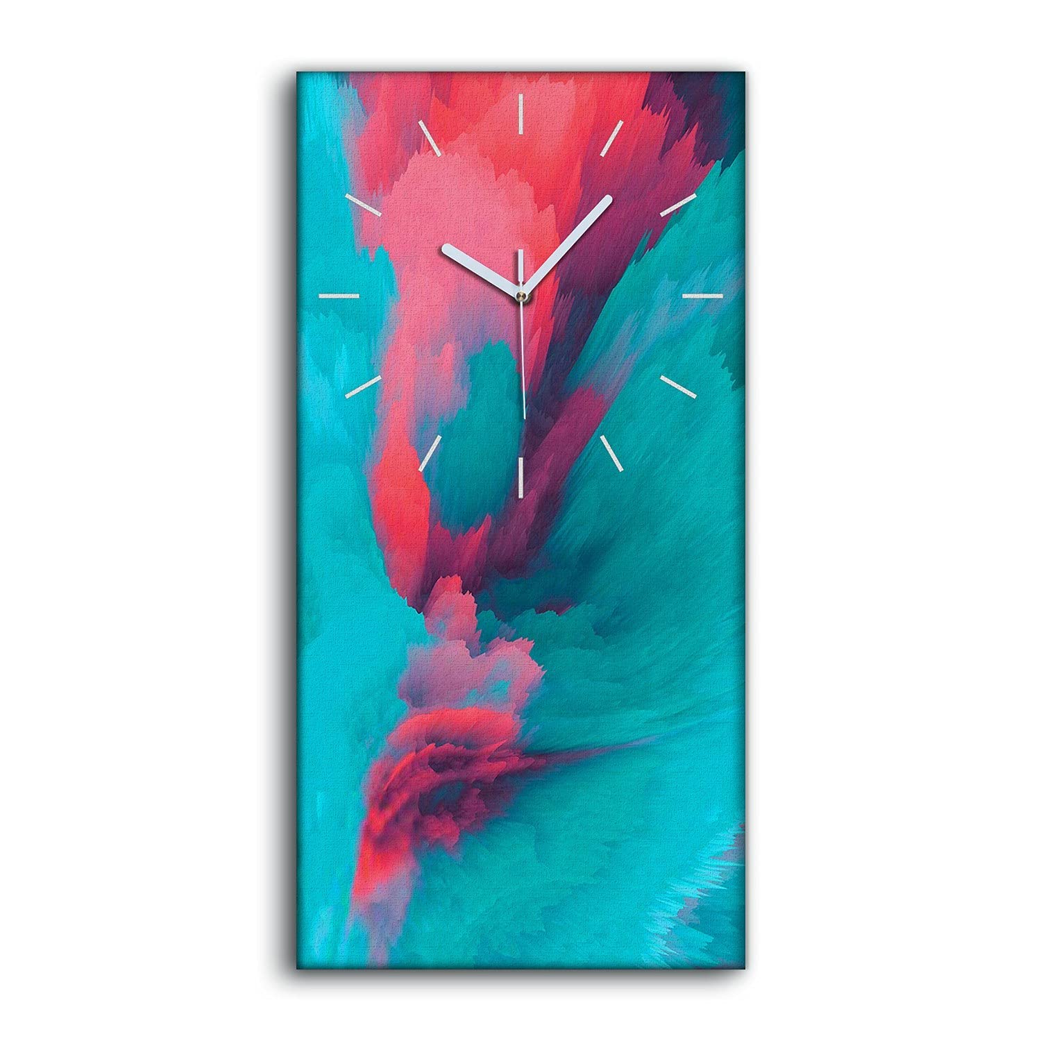 Horloge sur Toile Coloray Art Mural Apaisant pour un Intérieur Serein