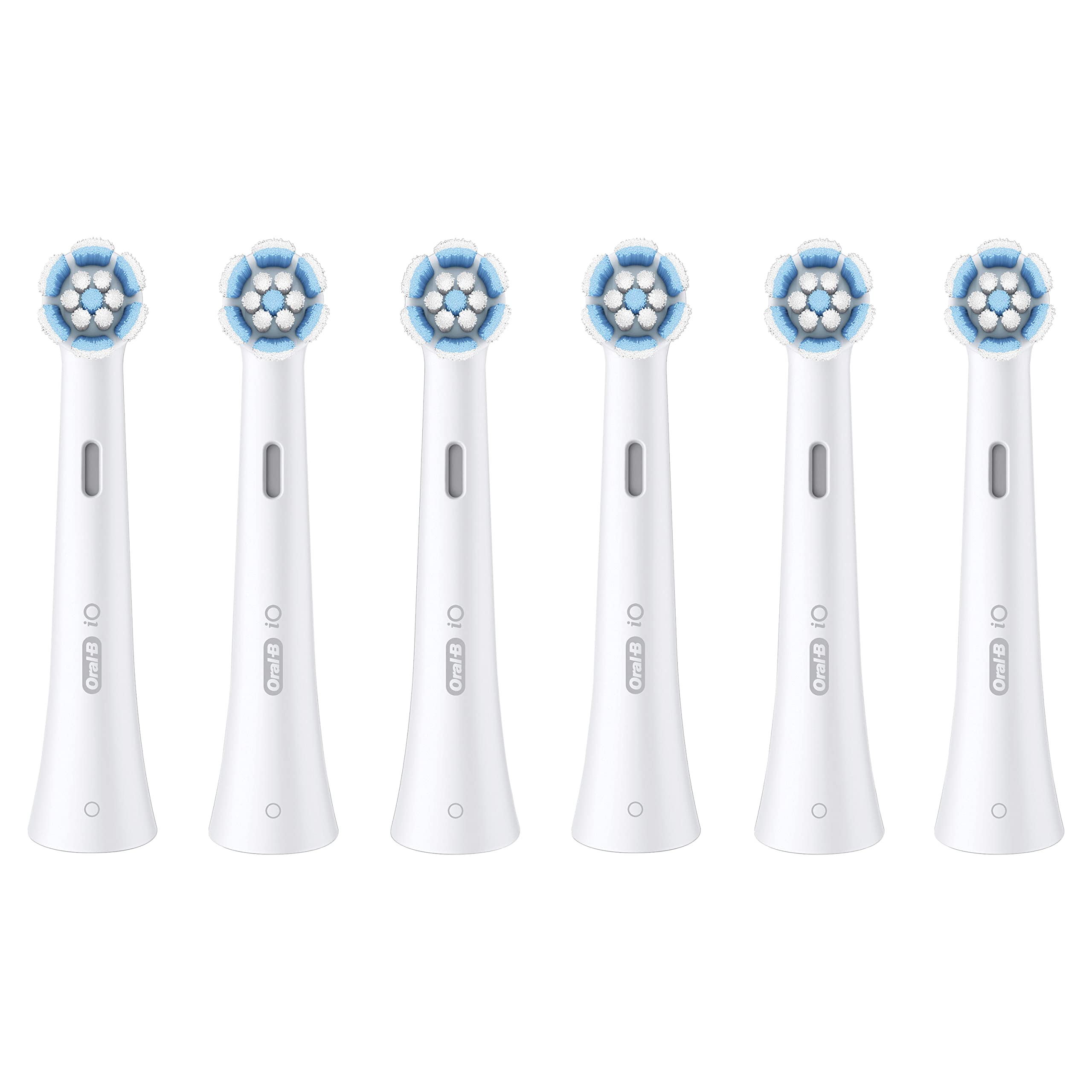 Oral-B Io Ultimate Clean Testina di Ricambio Nera per Spazzolino Elettrico, Confezione da 6 & Io Gentle Care Testina Per Spazzolino Elettrico, Confezione Da 6, ‎25.1 x 17.2 x 2.2 cm; 63.47 grammi