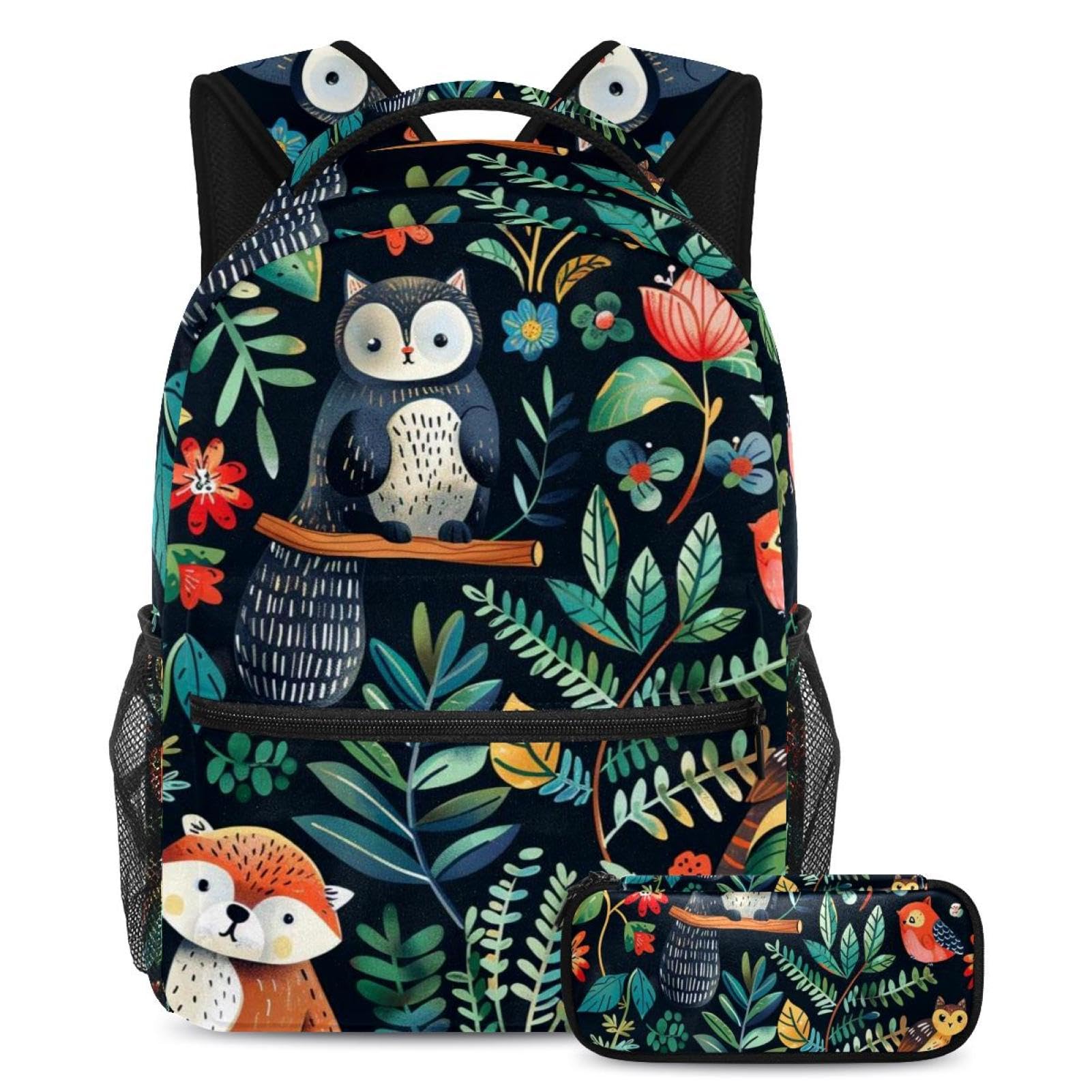 Sac à dos jungle animal oiseau idéal pour la rentrée des classes - 7