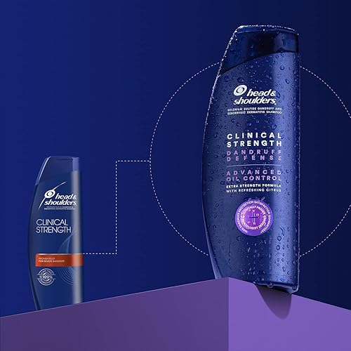 Miniatura 6 de Head  Shoulders Clinical Strength - Champú para caspa de tamaño individual control avanzado de aceite con cítricos refrescantes 135 onzas cada uno