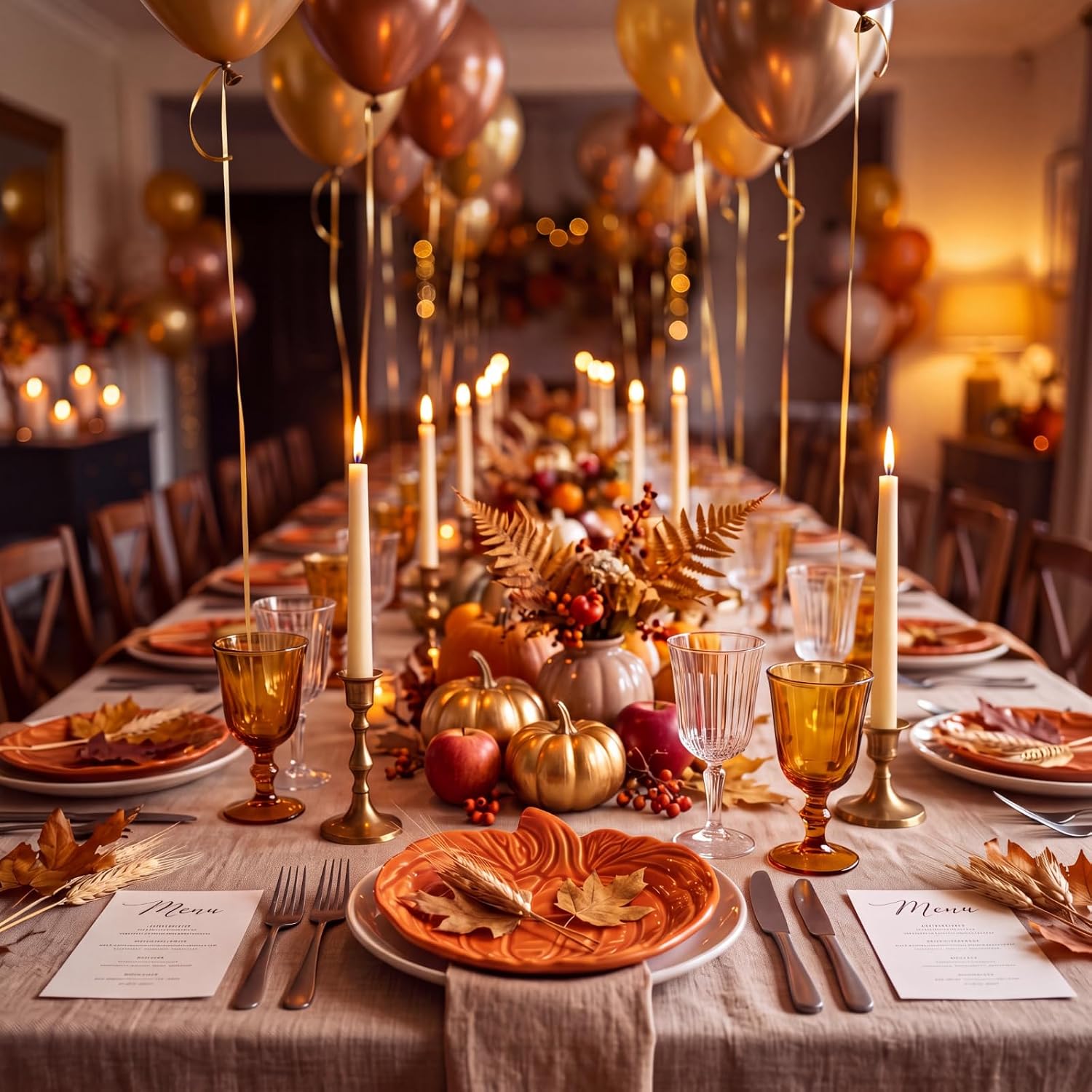 Sumind 6 Pcs 6'' Pumpkin Plates Ceramic Fall Thanksgiving Appetizer Plates