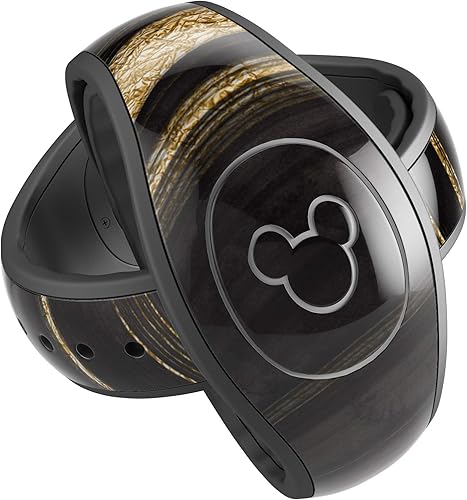 Miniatura 6 de Design Skinz Vivid Agate Vein Slice Foiled V9 - Vinilo adhesivo de piel de cuerpo completo compatible con Disney MagicBand 2.0 (Disney MagicBand 2.0