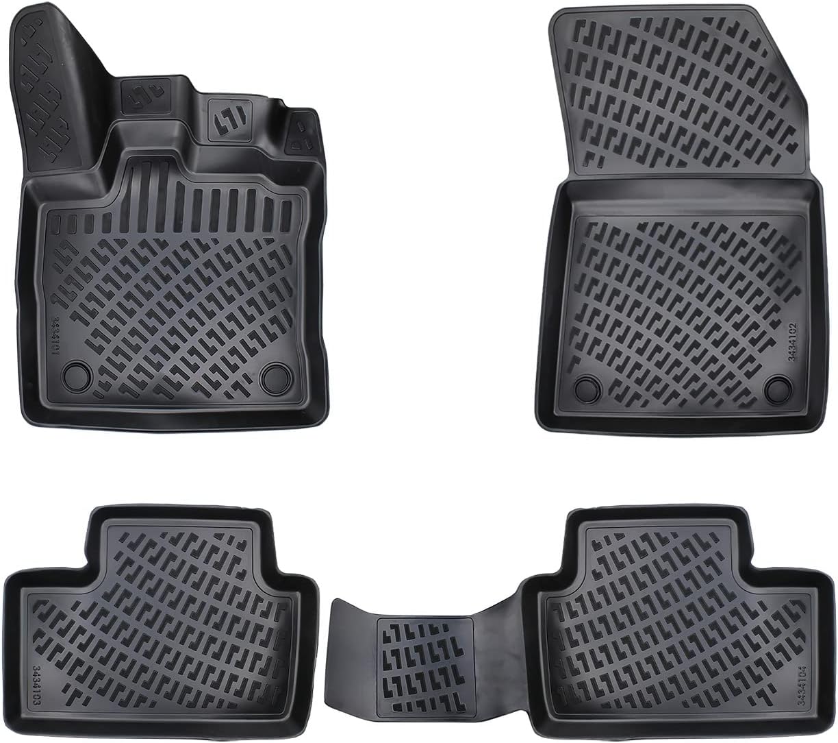 Floor Mats Liner fits Renault Captur 20192023 Full