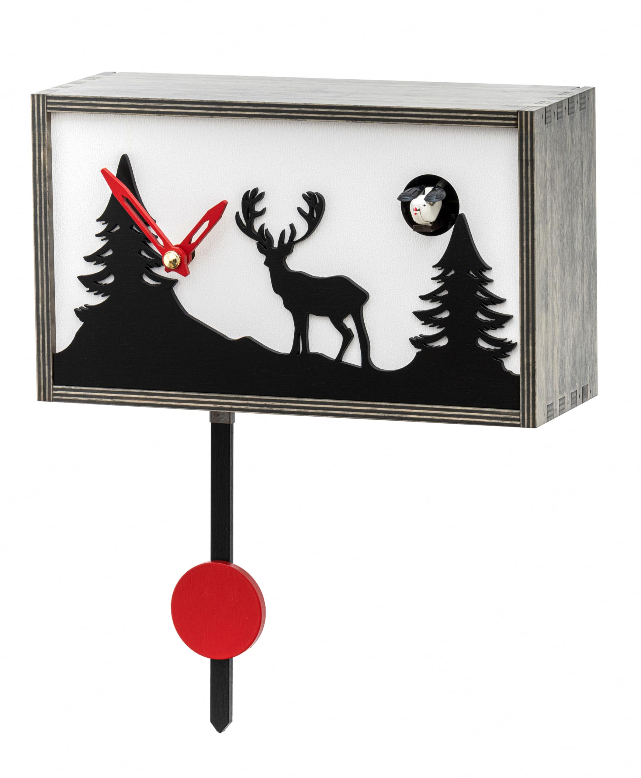 Reloj de cuco de pared y mesa Trenkle KuckuFrame con música de cuarzo