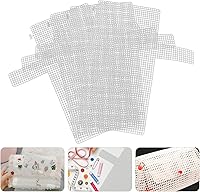 Vista 8 de 4 hojas de tela de punto de aguja de plástico para manualidades DIY marcadores de punto bolsa de proyectos de taza bordado hecho a mano hilo