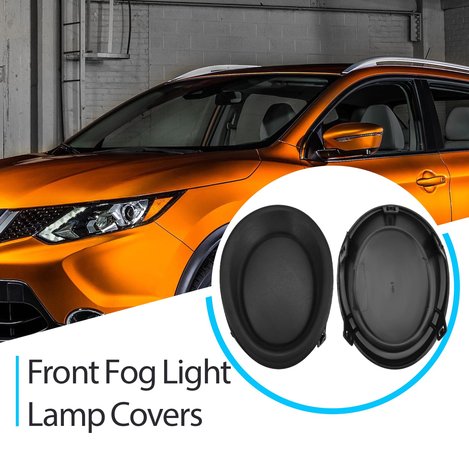 Amazon.com: Front Fog Light Lamp Covers Compatible with Nissan