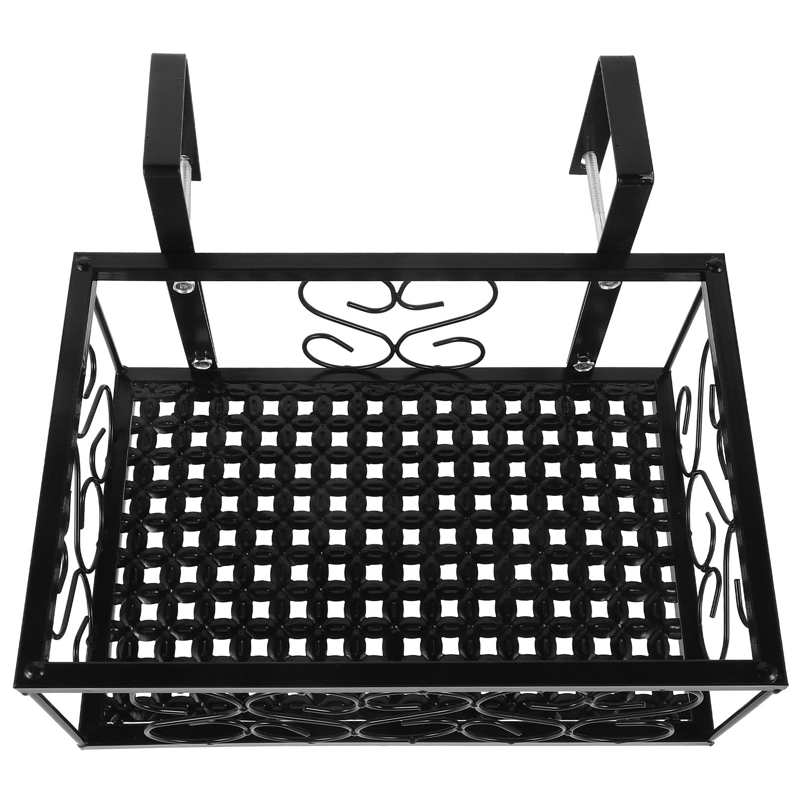 Soporte para maceta colgante de hierro que soluciona la falta de sitio