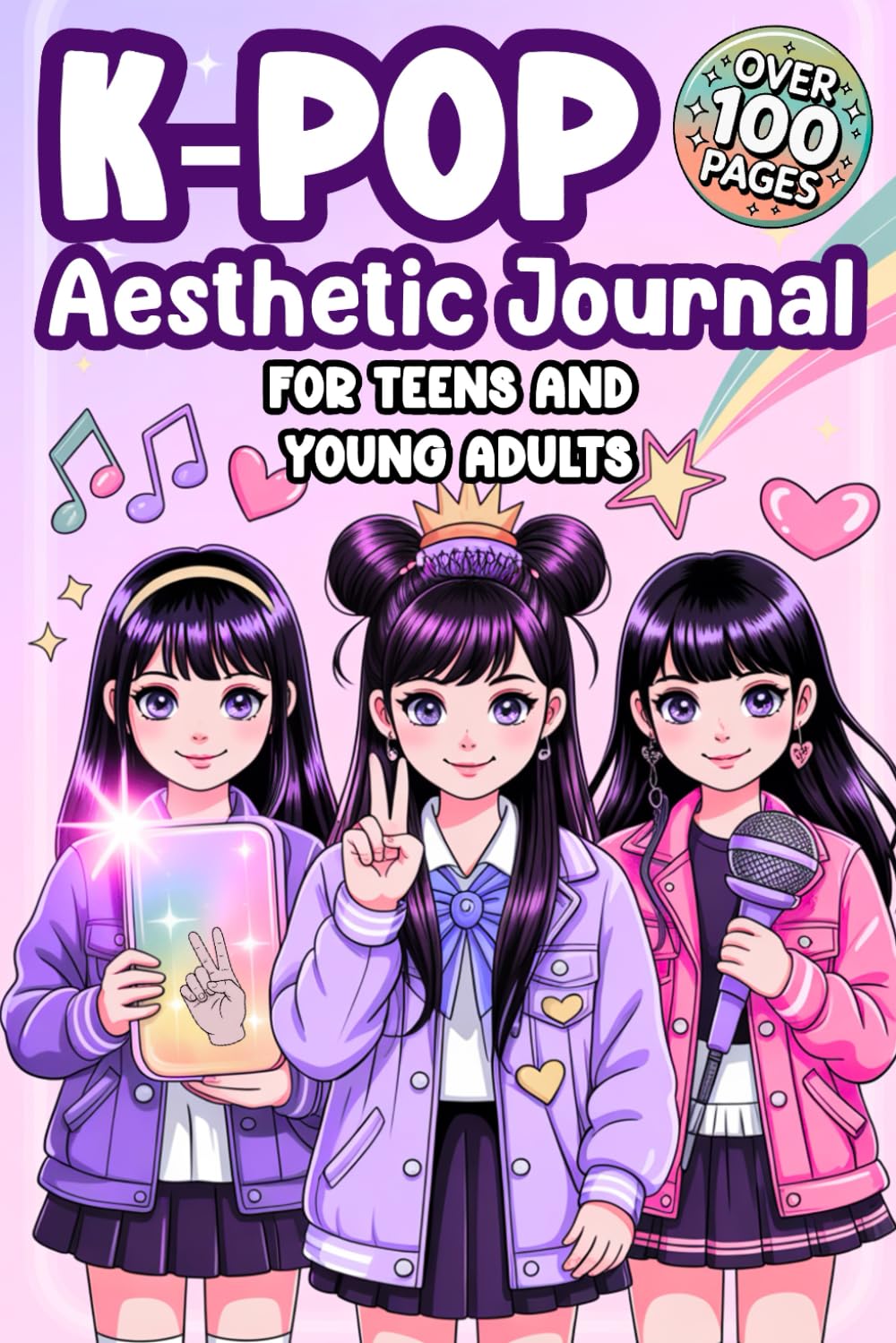K-POP Aesthetic Journal for Teens & Young Adults: The Perfect Fan Gift with Creative Prompts, Cute Doodles & K-Culture Inspiration (K-POP Aesthetic Collection)