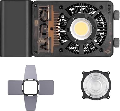 ZHIYUN CINEPEER CX100 100W LED Video Light [Official] with Mini Lens Reflector ZY Mount Adjustable Light Modifier with Modifier Pack Four-Leaf Baffle