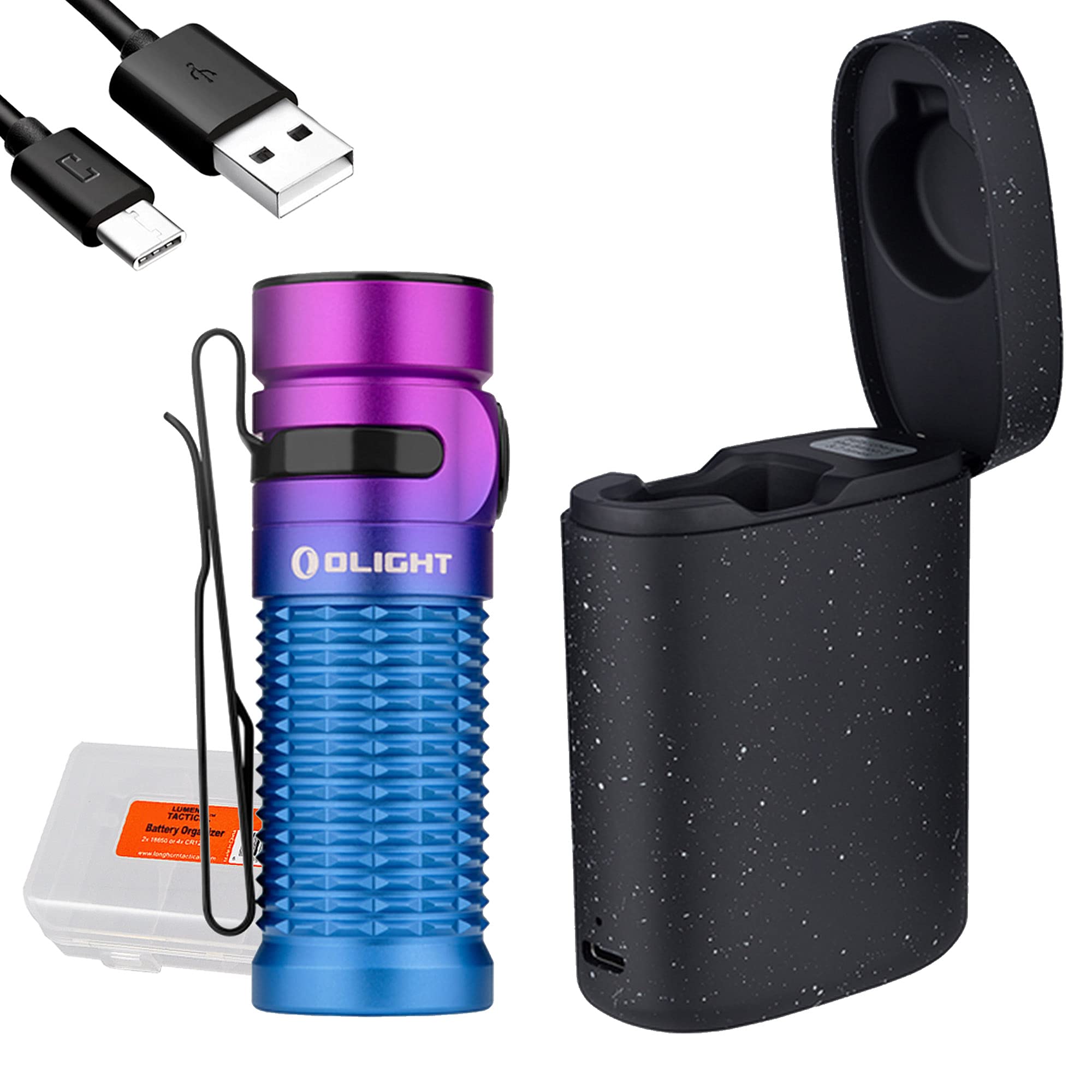 Olight Baton 3 Premium Edition Purple Gradient 1200 Lumen EDC