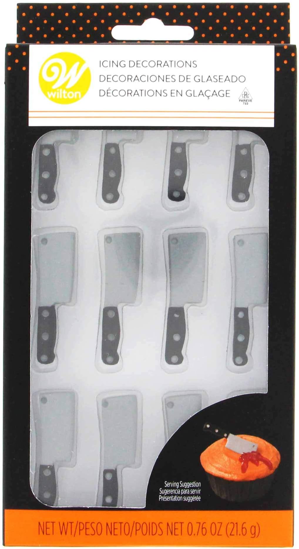 Icing Decorations 12/Pkg-Meat Cleaver