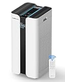 CleanForce Extra Large Air Purifier for Home Large Room,H13 HEPA Air Purifier with Carbon,Covers 3000ft² Office,Bedroom,Industrial Environment,Remove 99.97% Dust,Smoke,Odor,Pollen,VOCs MEGA1000 New