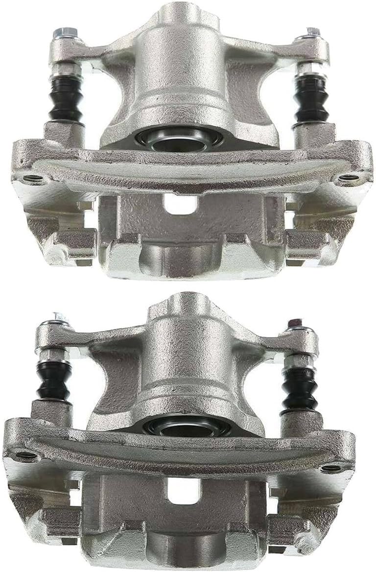 compatibility with Brake Caliper 2X Disc w/Bracket for Toyota for Avalon 3.0L 1996-1999 Rear Left & Right Part with 1 Piston Steel