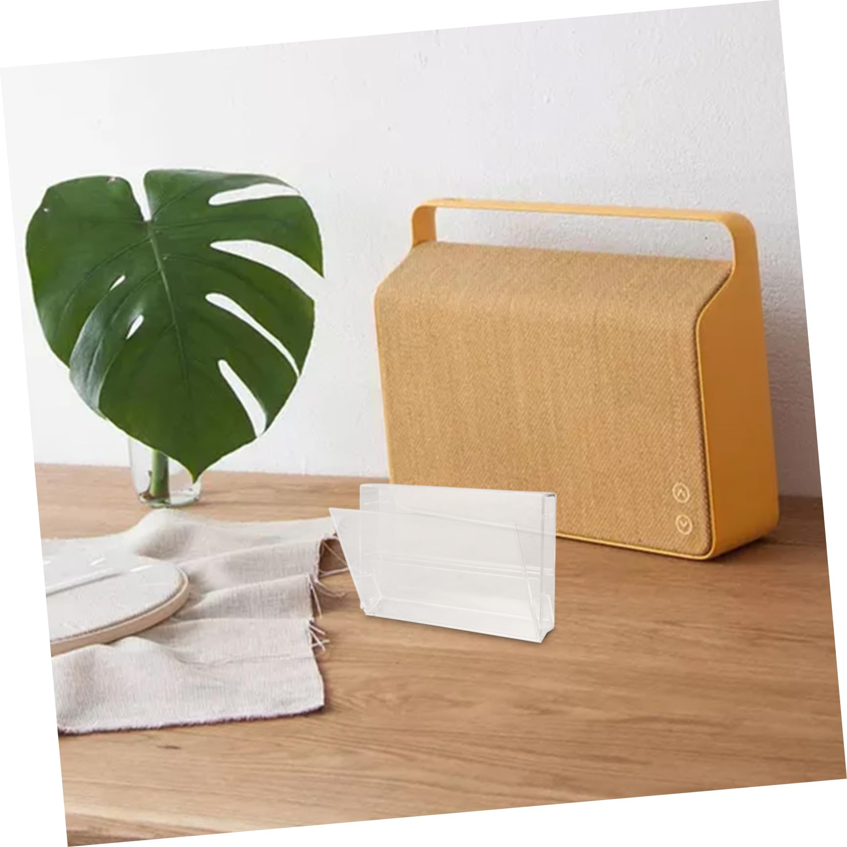ibasenice Custodia per Cassette Audio 5 Pezzi in Pp Trasparente Vintage, Custodia Portacassette Adattamento Preciso per Collezionisti e Progetti DIY