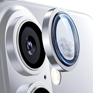 iPhone 16 ve iPhone 16 Plus Uyumlu Kamera Cam  Lens Koruyucu Halka Set - G m  Renk