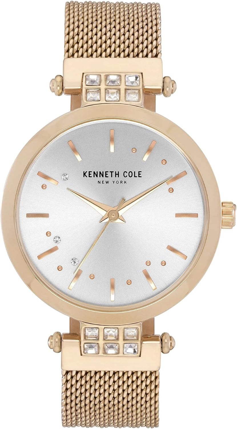 Kenneth Cole Women's Crystal Mesh KC50960004 - Reloj de pulsera de cuarzo