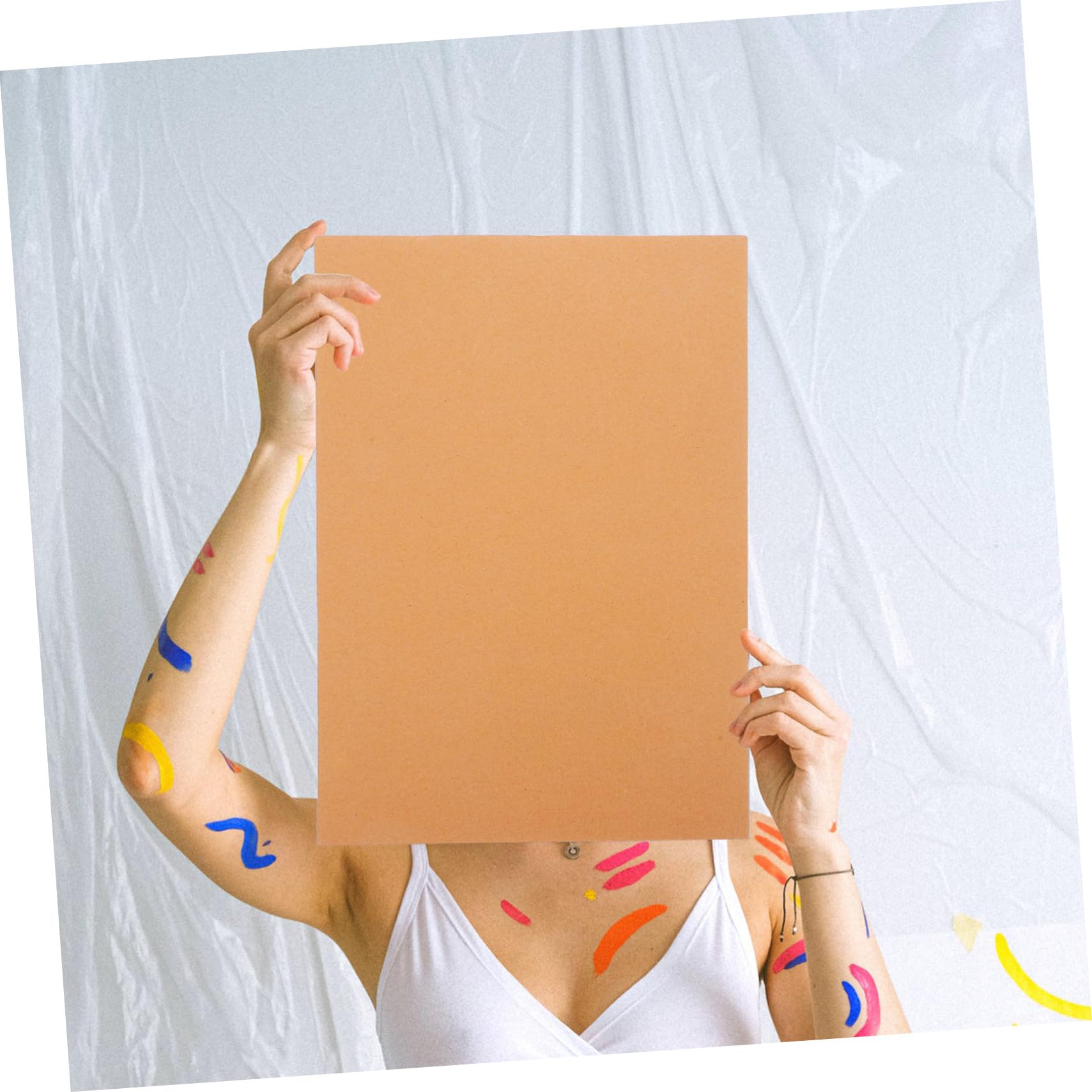NUOBESTY 100fogli Cartoncino Carta per Cartoncini e Bricolage Fai da Te Materiale Sicuro per Progetti Creativi per Attività Manuali per Ragazzo Ragazza Ragazza e Adulti