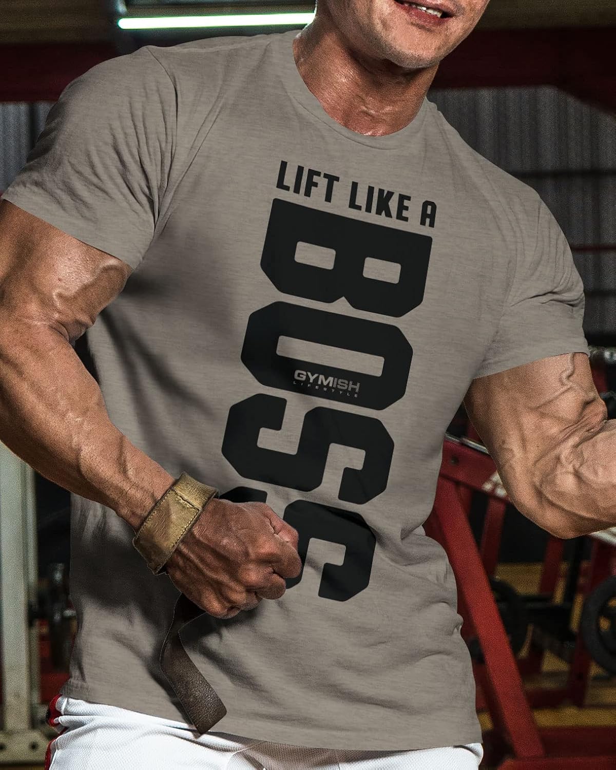 Lift Like a Boss Workout Shirts for Men, Gym Workout T-Shirt