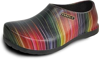 VANGELO Professional Slip Resistant Clog Waterproof Men Work Nurse Shoe Chef Shoe Carlisle Black Lime White Multicolor
