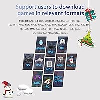 Vista 2 de RG353VS Retro Handheld Game Linux System RG3566 3.5 inch IPS Screen,RG353VS with 64G TF Card Pre-Installed 4452 Games Supports 5G WiFi 4.2 Bluetooth