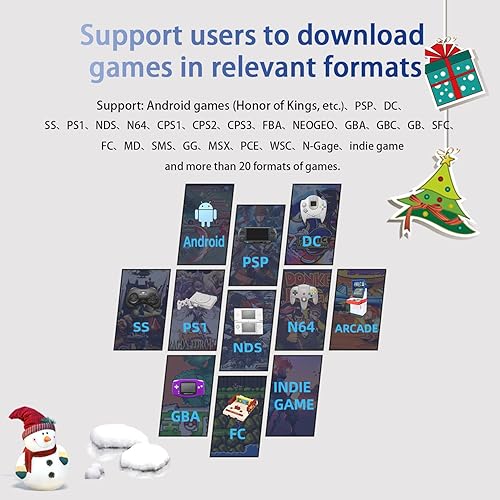 Miniatura 3 de RG353VS - Juego de mano retro, Linux, RG3566, pantalla IPS 3.5 pulgadas, RG353VS con tarjeta TF 64 G preinstalada, 4452 juegos, compatible con 5G,