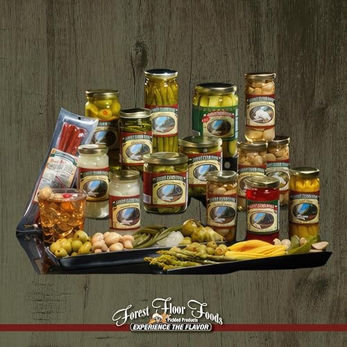 Miniatura 5 de Forest Floor Foods Coles de Bruselas enrojecidas, verduras crujientes en escabeche, coles con sabor a eneldo, sin sulfito, paquete resellable de 1,