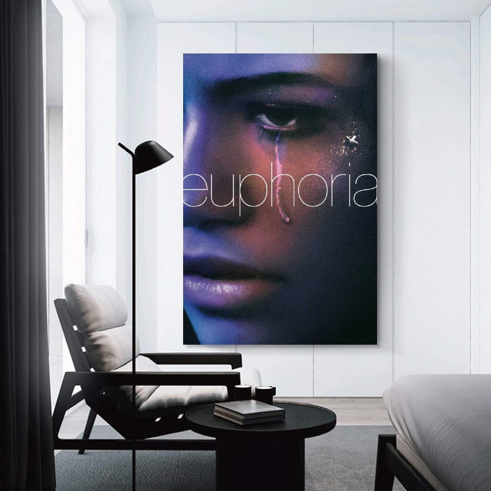 Poster Sur Toile Euphoria 60x90 Cm - Décoration Murale Série TV - Pour Chambre, Salon, Bureau