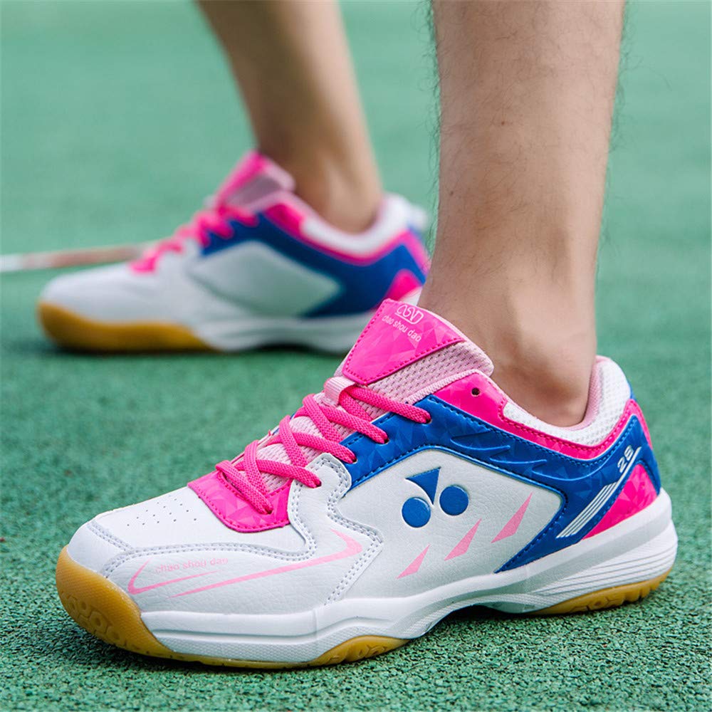 XFQ Chaussures Badminton & Tennis De Table Homme - Légères, Antidérapantes, Confortables Pour Entraînement Et Compétition Indoor, Vert