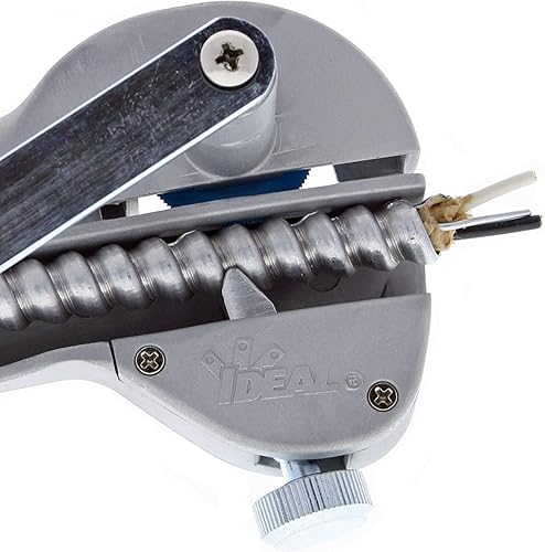 Miniatura 5 de IDEAL Electrical 35-782 Sir Nickless Blindado Cortador de cables - Cortador de cable giratorio de metal con perilla de mango. Herramientas