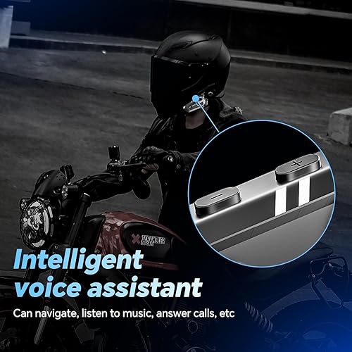 Miniatura 5 de Auriculares Bluetooth para casco de motocicleta, alta calidad de sonido, auriculares deportivos impermeables, altavoces manos libres, control de