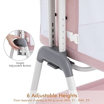 Amazon.com : ANGELBLISS Baby Bassinet Bedside Sleeper, Easy