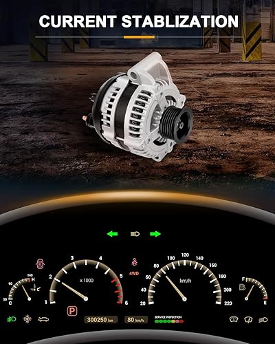 Miniatura 6 de ROADFAR Alternador apto para Dodge Charger 2008 2009 2010 08 09 10 2.7L 3.5L 5.7L 6.1L 2.7 3.5 5.7 6.1 11383 alternador automotriz