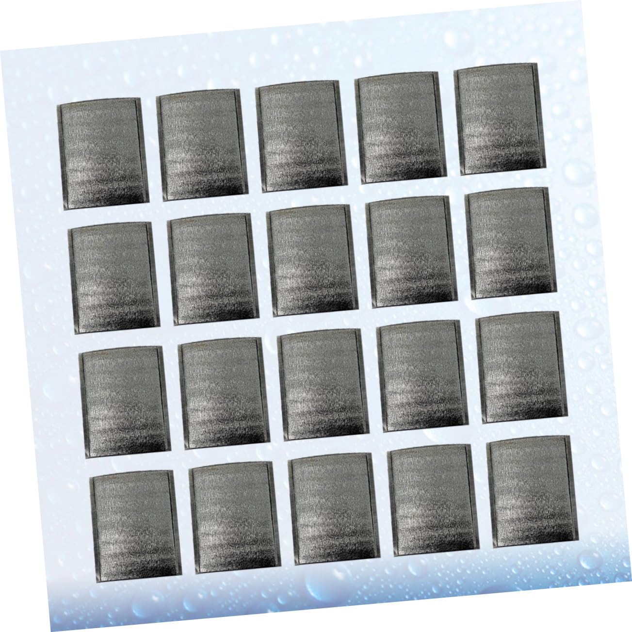 3sets Isolierung Aluminium 20x20cm Dicke Take-out Für Lebensmittel Picknick Reise Camping 50 Stücke * 3