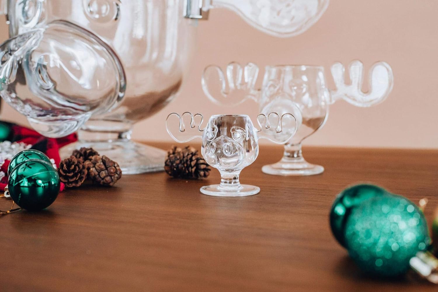 ICUP Christmas Vacation Marty Moose Molded Acrylic 1.5 Ounce Shot Glass - Image 3