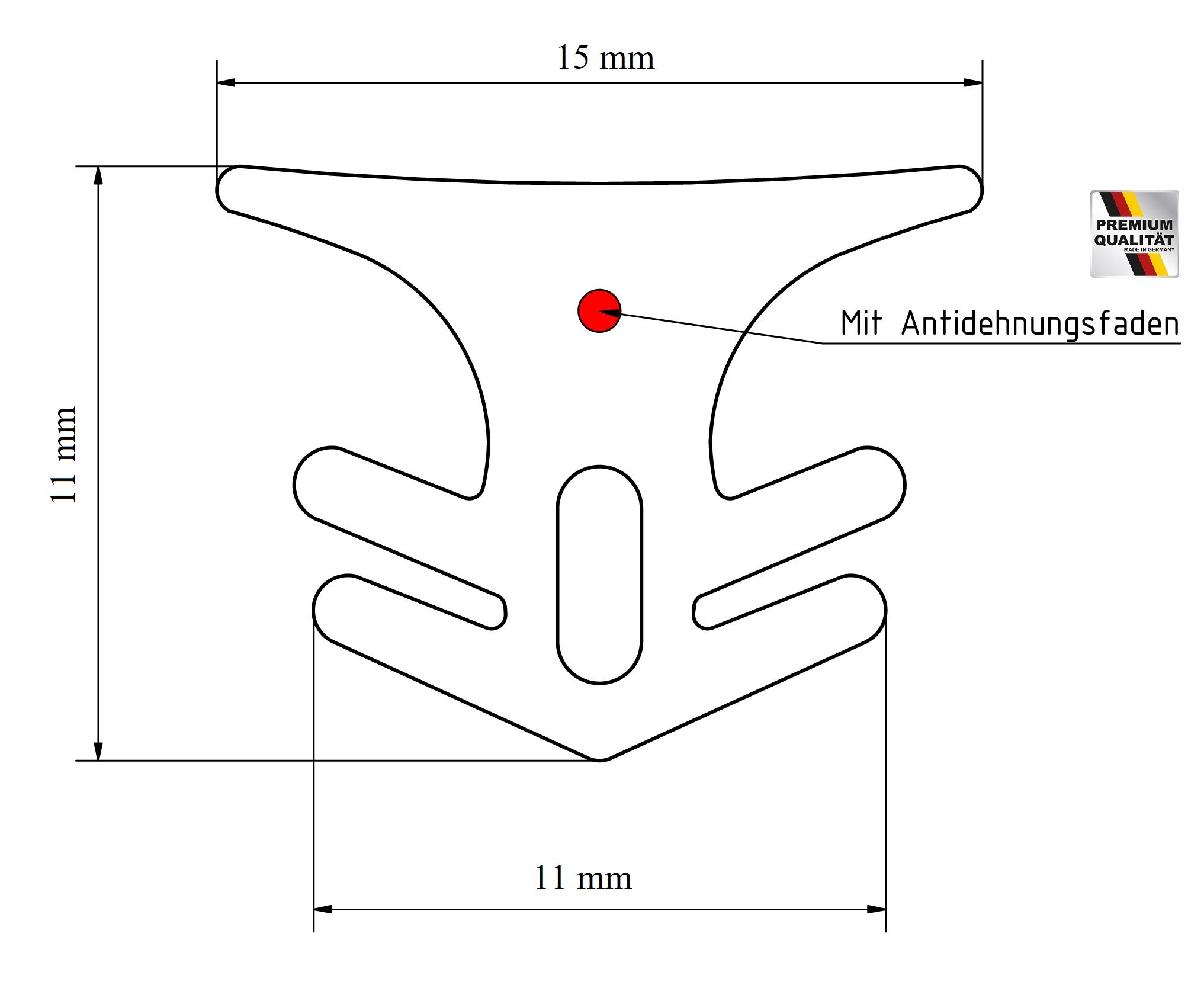 Taśma fugowa do tarasów z nicią zapobiegającą rozciąganiu, do wszystkich systemów tarasowych, z drewna WPC, Made in Germany, uszczelka do fug, taśma uszczelniająca, profil podłogowy, uszczelka 7-10 mm, czarna, 50 m (2 x 25 m)